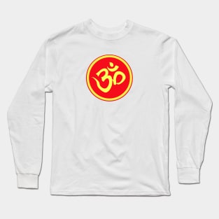 Spiritual Om Symbol Sacred Mantra Long Sleeve T-Shirt